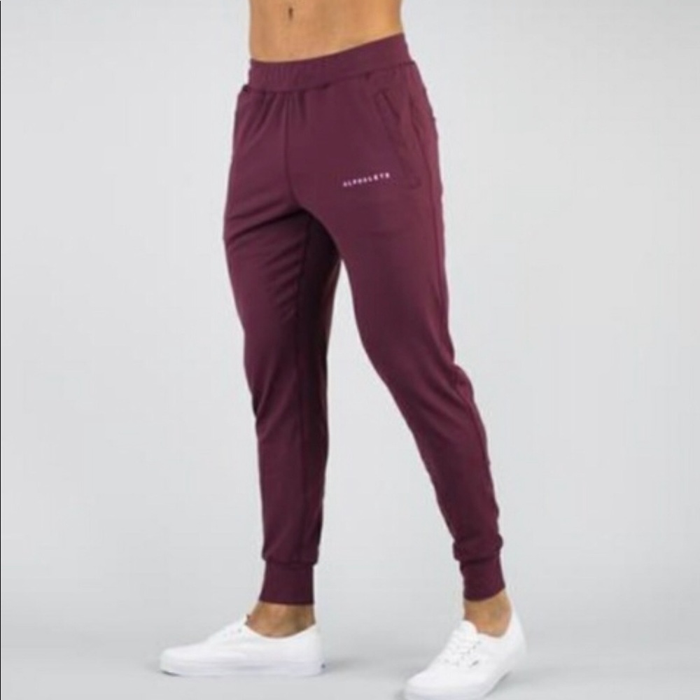Burgundy Men’s Alphalete Joggers